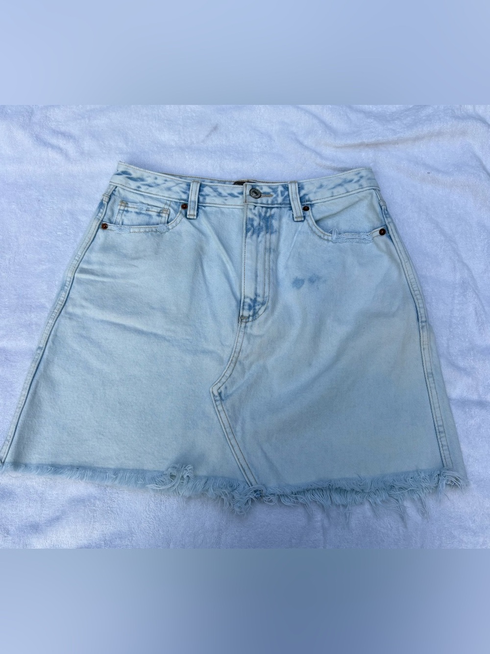 Abercrombie & Fitch Zoe Natural Rise Vintage A Line Skirt